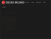 Tablet Screenshot of chelseawilliams.com
